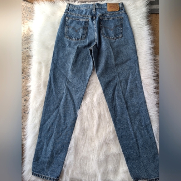 Rare Vintage Levis 512 Medium Wash High Waisted Jeans Waist 33" - Picture 9 of 14